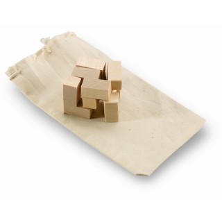 Puzzle de madera en bolsa personalizado